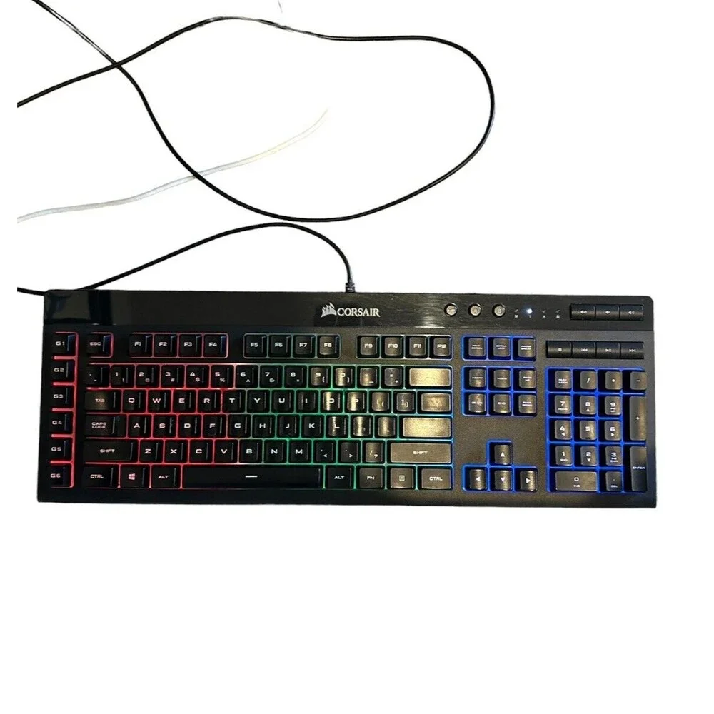 Corsair K55 (CH9206015NA) Wired RGB Backlit USB Keyboard Model RGP0031